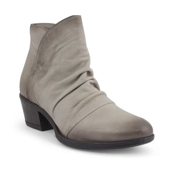 Miz Mooz‎ Womens Keir Pebble Leather Ankle Boots Booties Size EU 40 US 9-9.5 - Picture 1 of 13